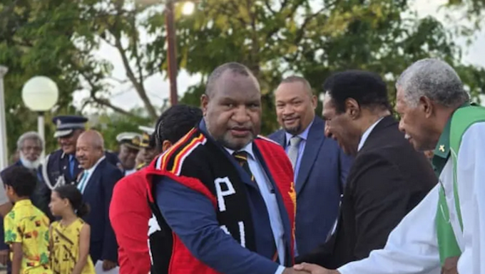 PNG Prime Minister James Marape