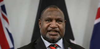 PNG's Prime Minister James Marape