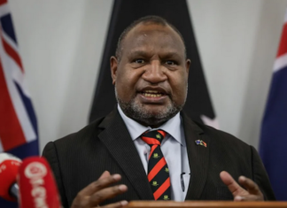 PNG's Prime Minister James Marape