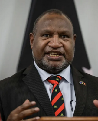 PNG's Prime Minister James Marape