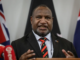 PNG's Prime Minister James Marape