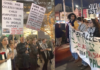 Protesters at a local inner Sydney council meeting