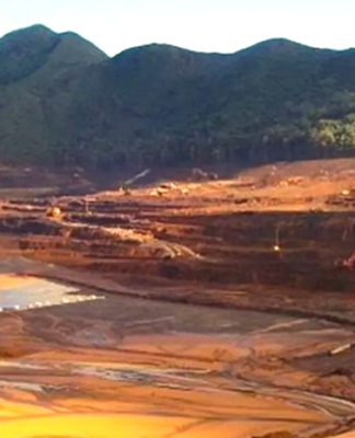 Nickel Prony Resources mining site in New Caledonia