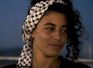 New Zealand-Palestinian Rana Hamida on board the Hamada