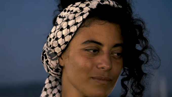 New Zealand-Palestinian Rana Hamida on board the Hamada