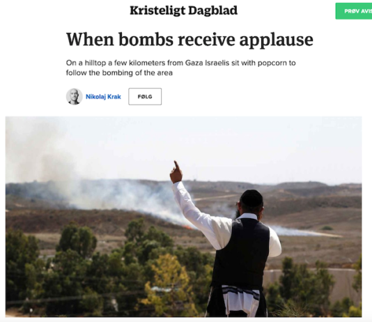 On a hilltop a few kilometres from Gaza