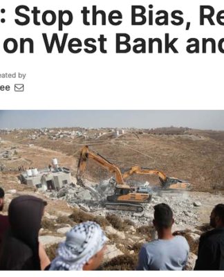 The Our Action Station petition plea over NZ media coverage of the Israeli war in Palestine