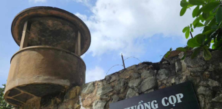 "Tiger cages" at Vietnam's War Remnants Museum