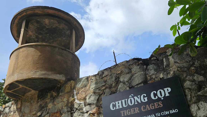 Up close and friendly with Vietnam’s war resistance Củ Chi tunnels "Tiger cages" at Vietnam's War Remnants Museum