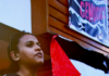 A Fiji protester at the weekly vigil for a Gaza ceasefire and decolonisation in Palestine, Kanaky and West Papua at the Fiji Women's Crisis Centre