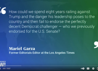 A quote from resigned Los Angeles Time editorials editor Mariel Garza