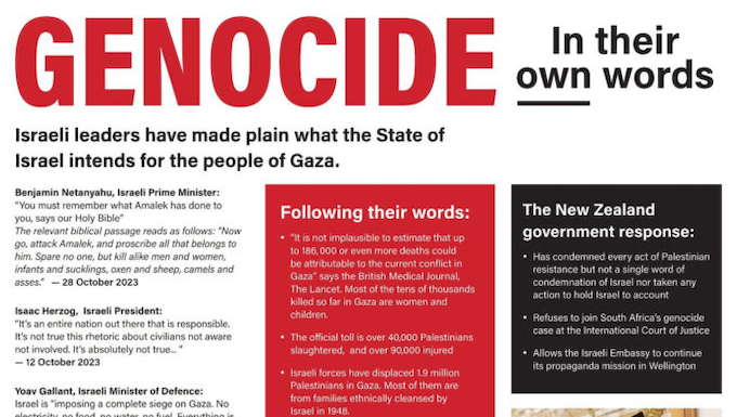 Part of the full page advertisement published by the Christchurch Star