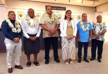 The Pacific Islands Forum troika delegation visits New Caledonia’s Congress President Veylma Falaéo