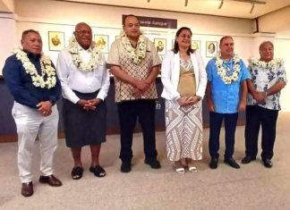 The Pacific Islands Forum troika delegation visits New Caledonia’s Congress President Veylma Falaéo