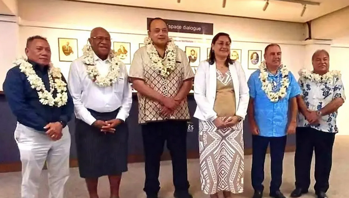 The Pacific Islands Forum troika delegation visits New Caledonia’s Congress President Veylma Falaéo