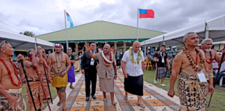 Fiji Prime Minister Sitiveni Rabuka, who is currently in Apia for the 27th Heads of Government Meeting (CHOGM), was bestowed with a Samoan matai title