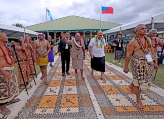 Fiji Prime Minister Sitiveni Rabuka, who is currently in Apia for the 27th Heads of Government Meeting (CHOGM), was bestowed with a Samoan matai title