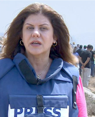 Assassinated veteran Al Jazeera correspondent Shireen Abu Akleh