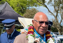 Fiji Prime Minister Sitiveni Rabuka