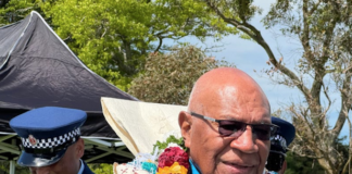 Fiji Prime Minister Sitiveni Rabuka