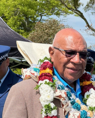 Fiji Prime Minister Sitiveni Rabuka