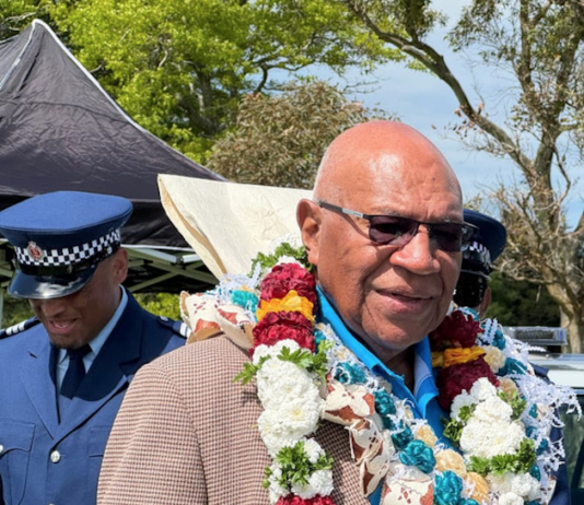 Fiji Prime Minister Sitiveni Rabuka