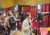 Journalists at Taipei's Grand Hotel reception celebrating seven years of the Asia Pacific regional office of RSF