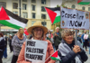 Palestine supporters in Aotearoa New Zealand protesting against the genocide and calling for an immediate ceasefire