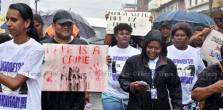 Representatives from civil society and non-government organisations braved the rain during the 16 Days of Activism Against Violence Against Women march in Labasa