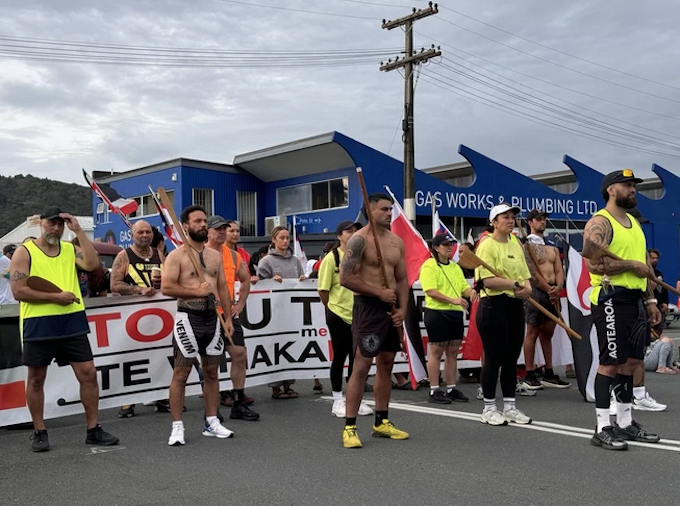 The Hikoi reaches Whangarei