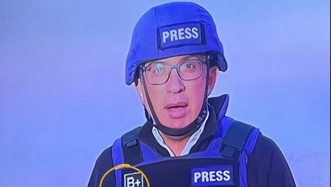 Another Palestinian journalist killed in Gaza as Israel ‘suffocates the truth’ A photo being shared on social media of a Lebanese journalist with his blood-type listed on his safety jacket