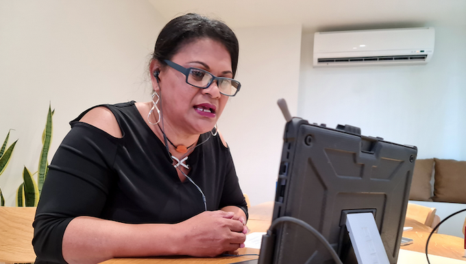 Island Times publisher Leilani Reklai