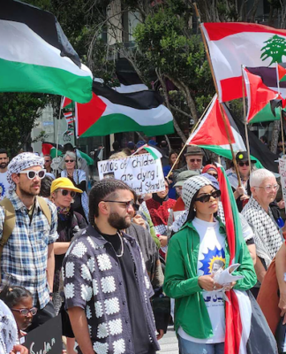 A New Zealand protest over the Gaza genocide