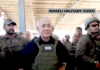 Israeli Prime Minister Benjamin Netanyahu in military gear