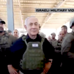 Israeli Prime Minister Benjamin Netanyahu in military gear