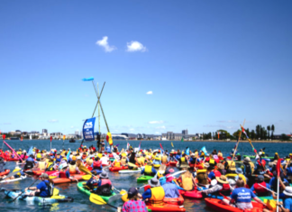 The Newcastle coal port 24-hour blockade protest 2023