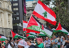 New Zealand protesters in support of Palestine, Lebanon and Sudan at Te Komititanga Square