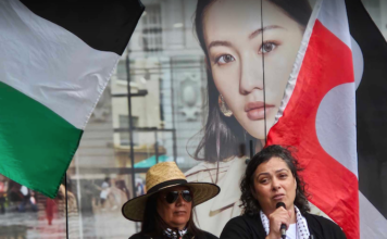 NZ’s Treaty Principles Bill protest hīkoi begins in Far North A tangata whenua kōrero at Saturday's Palestine solidarity rally in Auckland Tamaki Makaurau