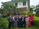 The People's Daily delegation being welcomed in Fiji