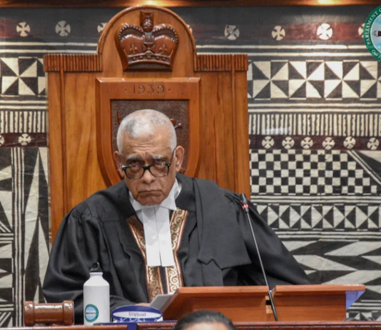 Newly elected President of Fiji Ratu Naiqama Lalabalavu