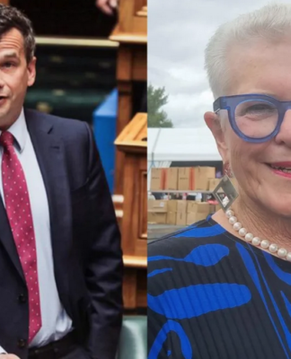 ACT leader David Seymour and former prime minister Jenny Shipley