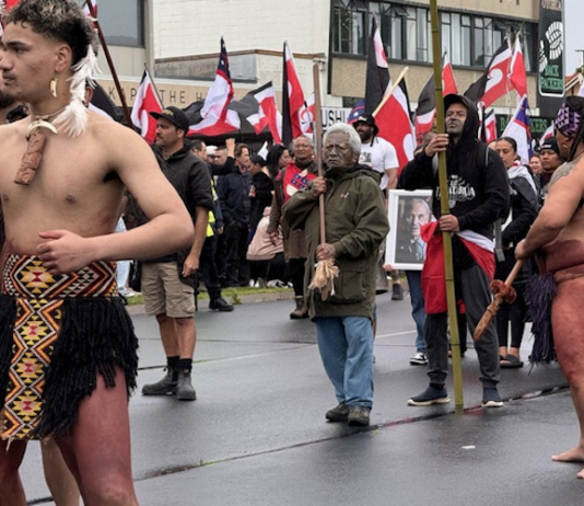 Prominent activist Tame Iti joins the Hīkoi