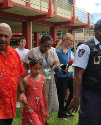 Former Fiji prime minister Voreqe Bainimarama