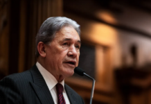 NZ Foreign Minister Winston Peters