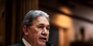 NZ Foreign Minister Winston Peters