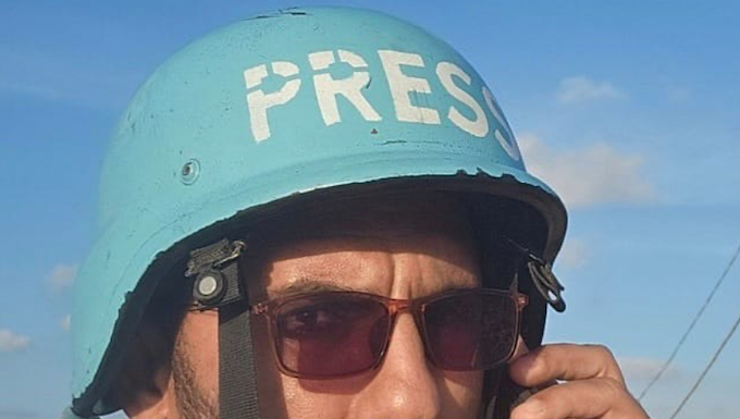 Al Jazeera cameraman third journalist killed by Israel in Gaza in last 24 hours Palestinian journalist Ahmed Al-Louh