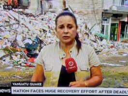 1News Pacific correspondent Barbara Dreaver in Port Vila