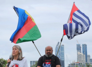 Former NZ Green Party MP Catherine Delahunty speaking for West Papua Action Aotearoa