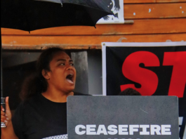 Fiji protesters call for an immediate ceasefire in Gaza