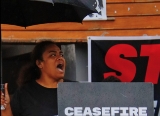 Fiji protesters call for an immediate ceasefire in Gaza